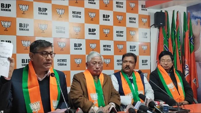 Sikkim BJP Chief deflects assembly election talks, highlights SKM support for Rajya Sabha bid