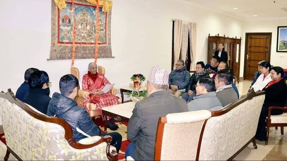 Sikkim BJP delegation submits memorandum to Union Finance Minister Nirmala Sitharaman Sikkim BJP delegation submits memorandum to Union Finance Minister Nirmala Sitharaman