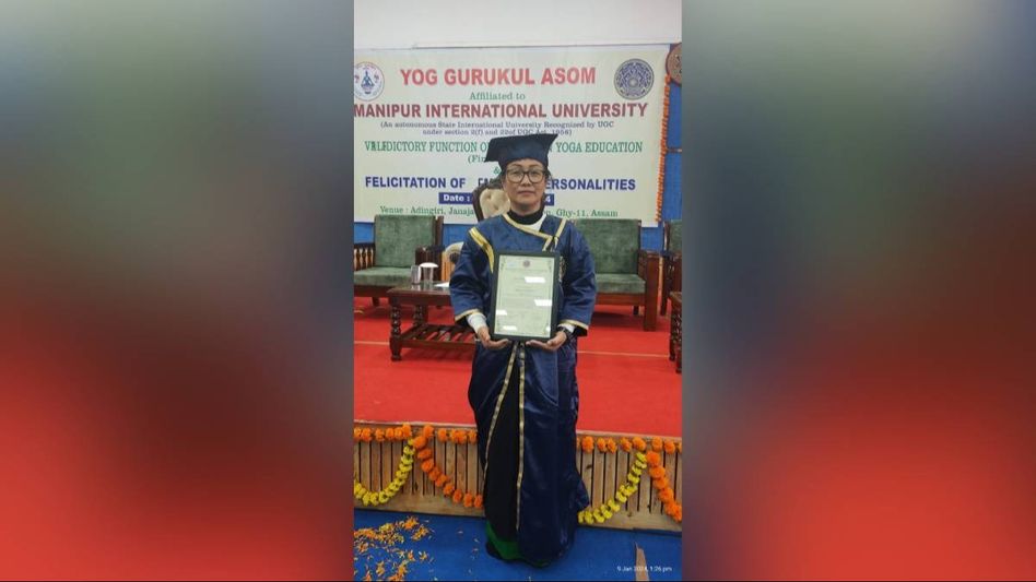 Noted social activist of Arunachal, Joya Tasung Moyong conferred with ‘Doctorate’ by Manipur International University Noted social activist of Arunachal, Joya Tasung Moyong conferred with ‘Doctorate’ by Manipur International University