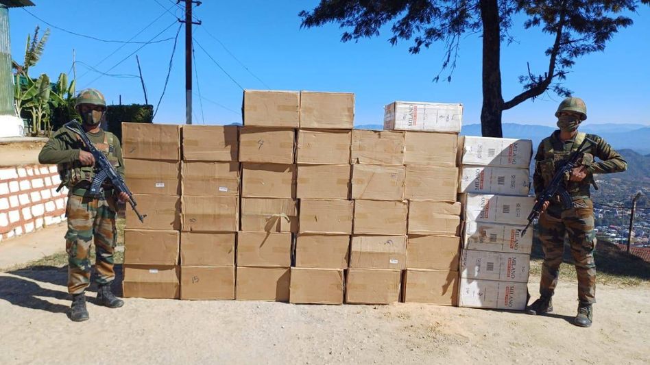 Mizoram: Foreign cigarettes worth over Rs 50 lakh seized Mizoram: Foreign cigarettes worth over Rs 50 lakh seized
