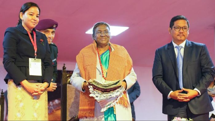 President Droupadi Murmu inaugurates 5th Meghalaya Games in Tura