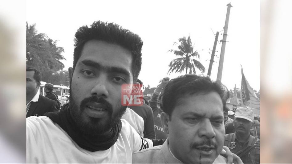 Assam: Assault on APCC President Bhupen Borah during Bharat Jodo Nyay Yatra in Jamugurihat Assam: Assault on APCC President Bhupen Borah during Bharat Jodo Nyay Yatra in Jamugurihat