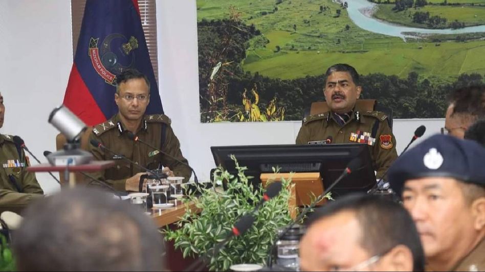 Mizoram police conference addresses Manipur ethnic clashes and border crisis Mizoram police conference addresses Manipur ethnic clashes and border crisis