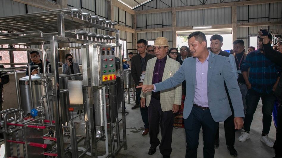 Mizoram CM Lalduhoma inaugurates Anna Food Production Industry Mizoram CM Lalduhoma inaugurates Anna Food Production Industry