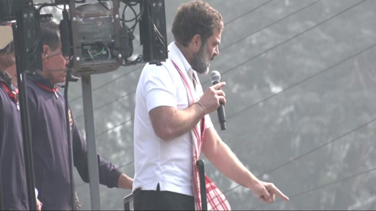You are told to blindly follow BJP-RSS: Rahul Gandhi to students in Assam You are told to blindly follow BJP-RSS: Rahul Gandhi to students in Assam