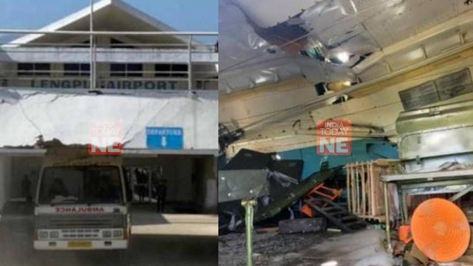 Mizoram: Ambulance carrying injured Myanmar soldiers meets with accident Mizoram: Ambulance carrying injured Myanmar soldiers meets with accident