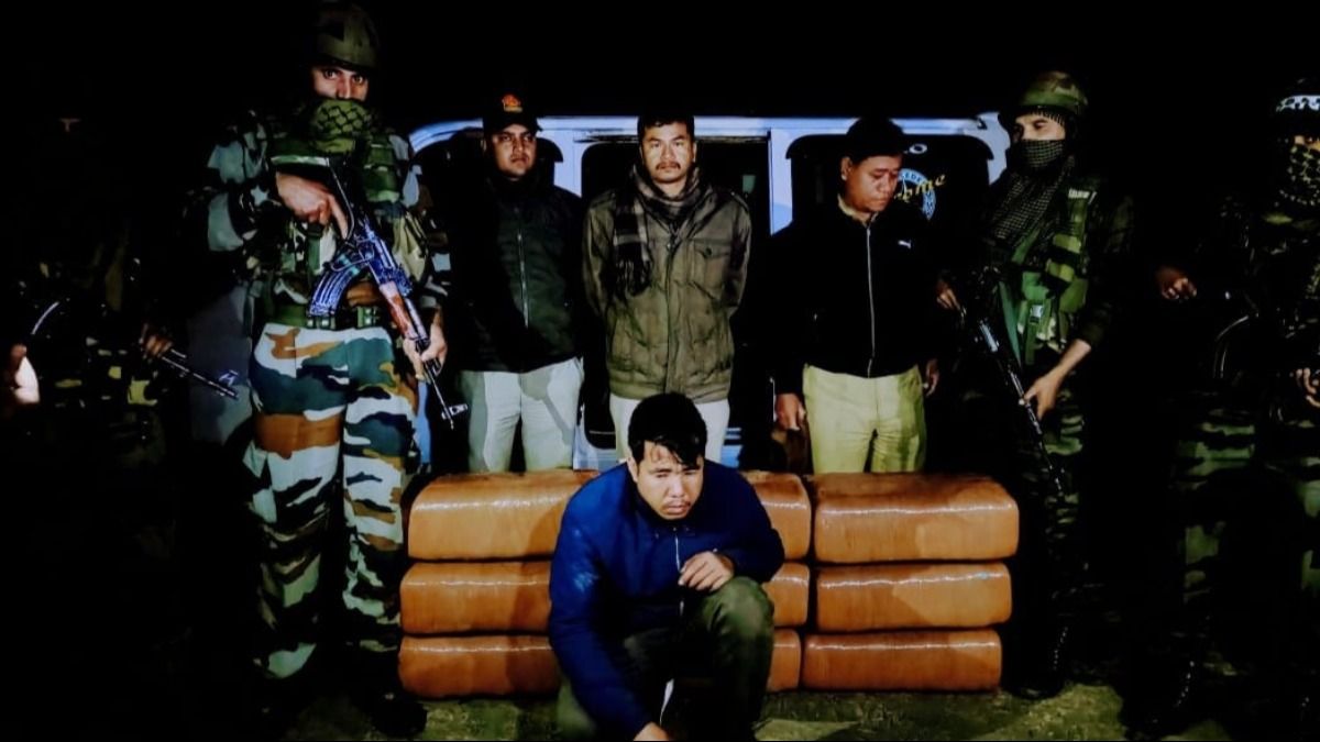 Tripura: Assam Rifles seize marijuana worth Rs 75 lakh in Khowai district, one arrested Tripura: Assam Rifles seize marijuana worth Rs 75 lakh in Khowai district, one arrested