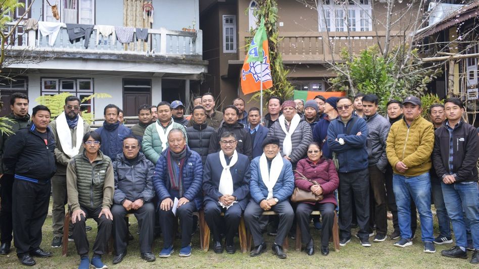 Sikkim BJP prepares for elections with organizational meeting Sikkim BJP prepares for elections with organizational meeting
