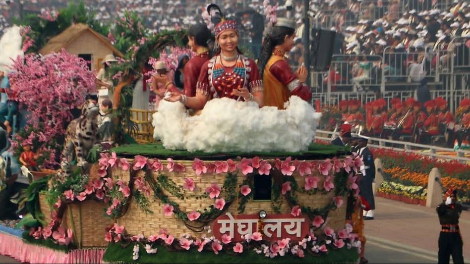 Meghalaya's Republic Day tableau wows the nation with cherry blossoms, adventure and community spirit Meghalaya's Republic Day tableau wows the nation with cherry blossoms, adventure and community spirit