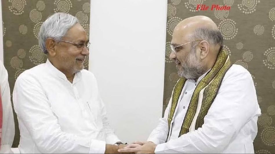 Amit Shah joins Bihar BJP huddle amid Nitish Kumar alliance rumours Amit Shah joins Bihar BJP huddle amid Nitish Kumar alliance rumours