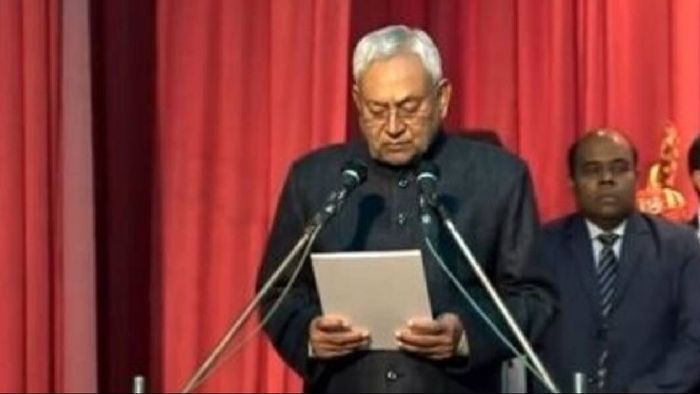 Nitish Kumar takes oath as Bihar CM, makes history with 9th term