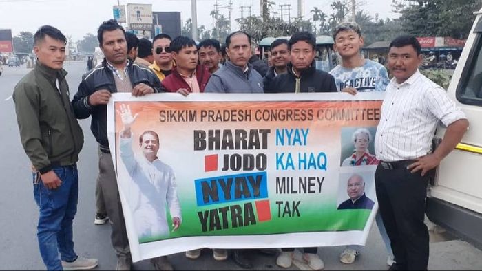 Sikkim Congress President Gopal Chhettri joins 'Bharat Jodo Nyay Yatra', pledges justice for state