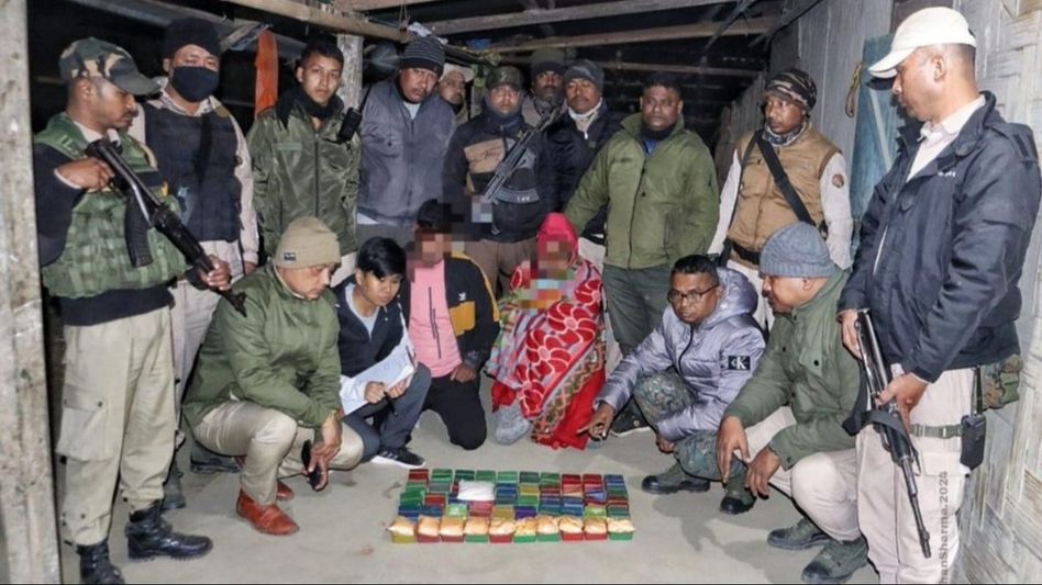 Assam police seize heroin and methamphetamine in Cachar, two arrested Assam police seize heroin and methamphetamine in Cachar, two arrested