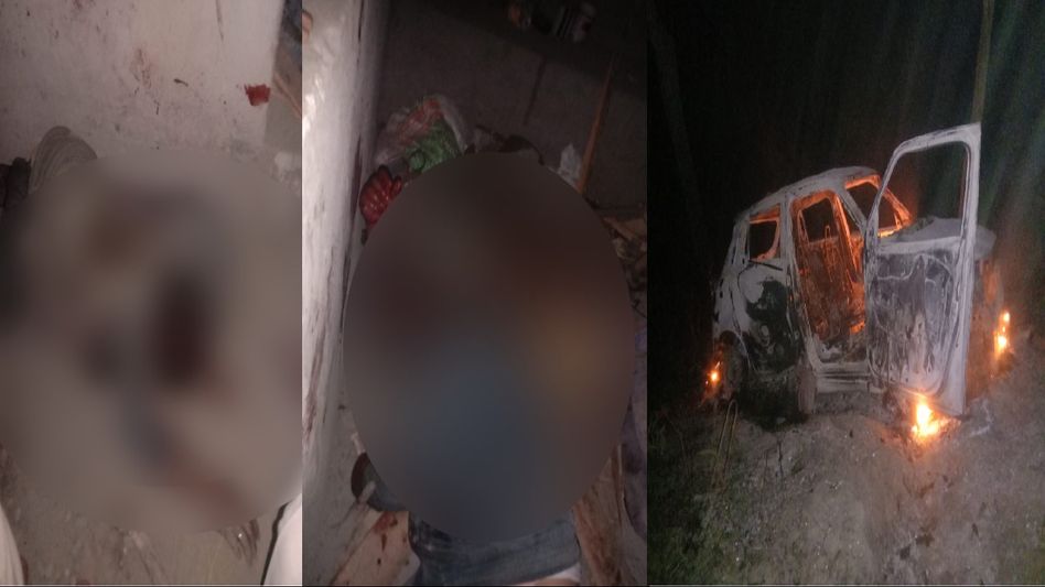 Assam: Four lynched mercilessly on suspicion of cattle theft, mob torch vehicle Assam: Four lynched mercilessly on suspicion of cattle theft, mob torch vehicle