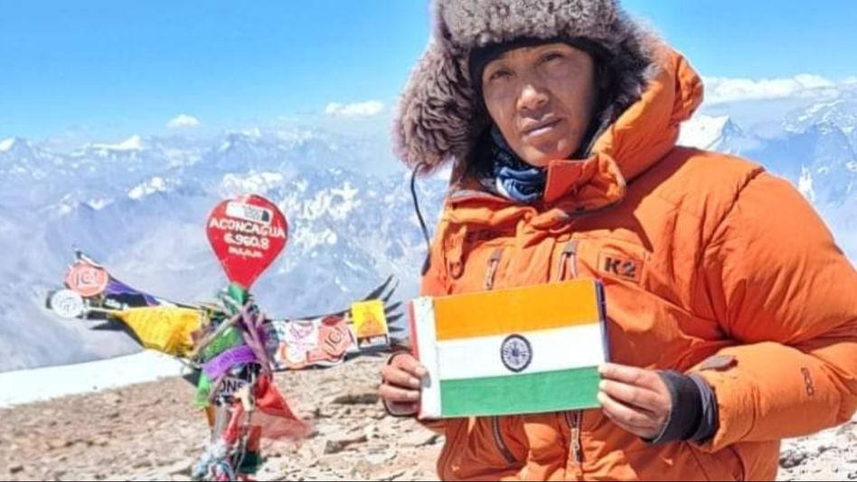 Sikkim mountaineer Manita Pradhan conquers Mount Aconcagua in America Sikkim mountaineer Manita Pradhan conquers Mount Aconcagua in America