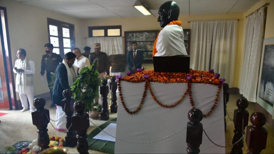 Manipur government observes Martyrs' Day at Gandhi Memorial Hall in Imphal Manipur government observes Martyrs' Day at Gandhi Memorial Hall in Imphal