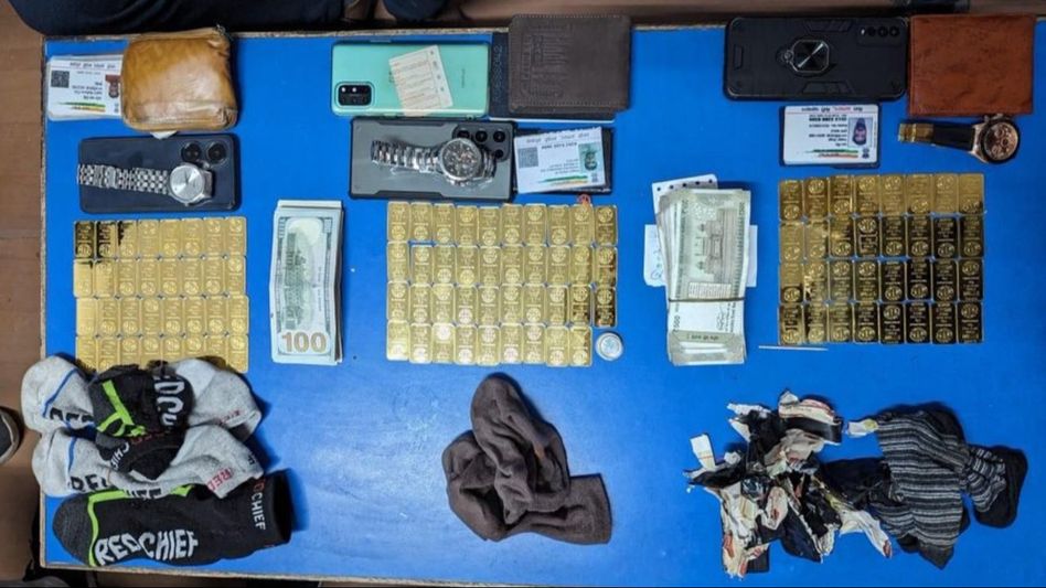 Guwahati Customs seize 103 gold biscuits and foreign currency at India-Bhutan border, three arrested Guwahati Customs seize 103 gold biscuits and foreign currency at India-Bhutan border, three arrested