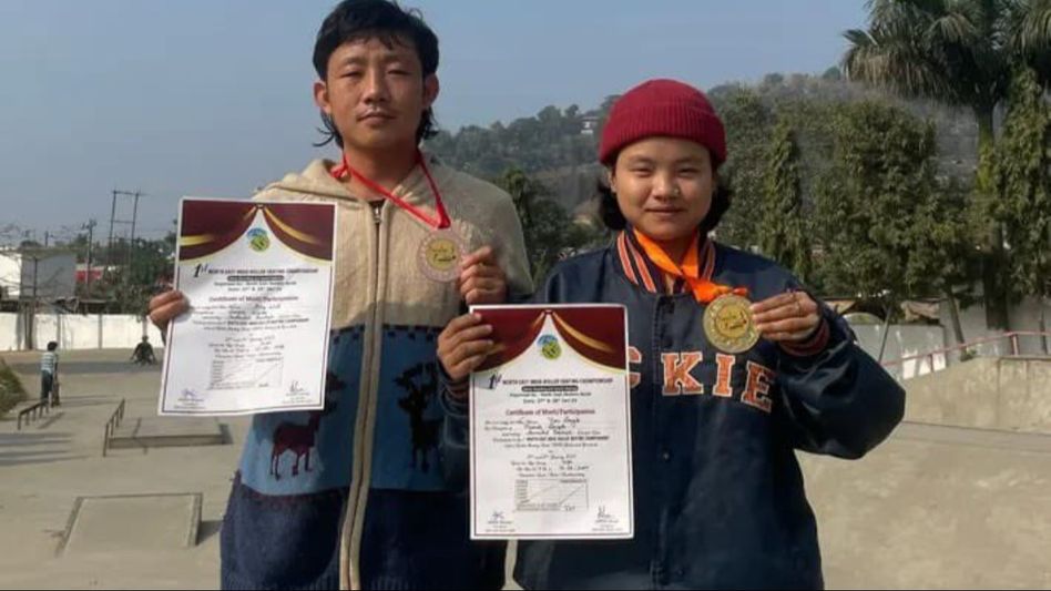 Arunachal: Yami Sangdo bags gold in North East India Roller Skating Championship Arunachal: Yami Sangdo bags gold in North East India Roller Skating Championship