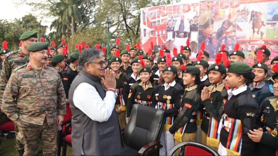 Assam: NCC cadets from North East who participated in the Republic Day parade visit Governor Assam: NCC cadets from North East who participated in the Republic Day parade visit Governor
