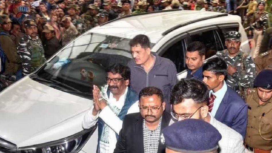 Former Jharkhand CM Hemant Soren sent to 5-Day ED custody Former Jharkhand CM Hemant Soren sent to 5-Day ED custody
