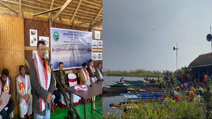 Manipur: Chairman Asnikumar commits to sustainable future for Champu Khangpok on World Wetlands Day