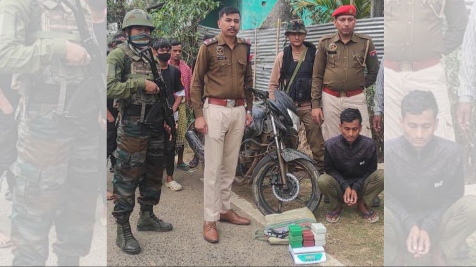 Assam Rifles seize brown sugar worth Rs 68.2 lakh in Cachar, one arrested Assam Rifles seize brown sugar worth Rs 68.2 lakh in Cachar, one arrested