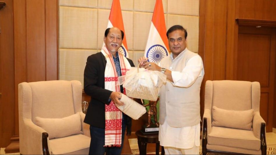 Nagaland CM meets Himanta Biswa Sarma in Guwahati, discusses development in Northeast Nagaland CM meets Himanta Biswa Sarma in Guwahati, discusses development in Northeast