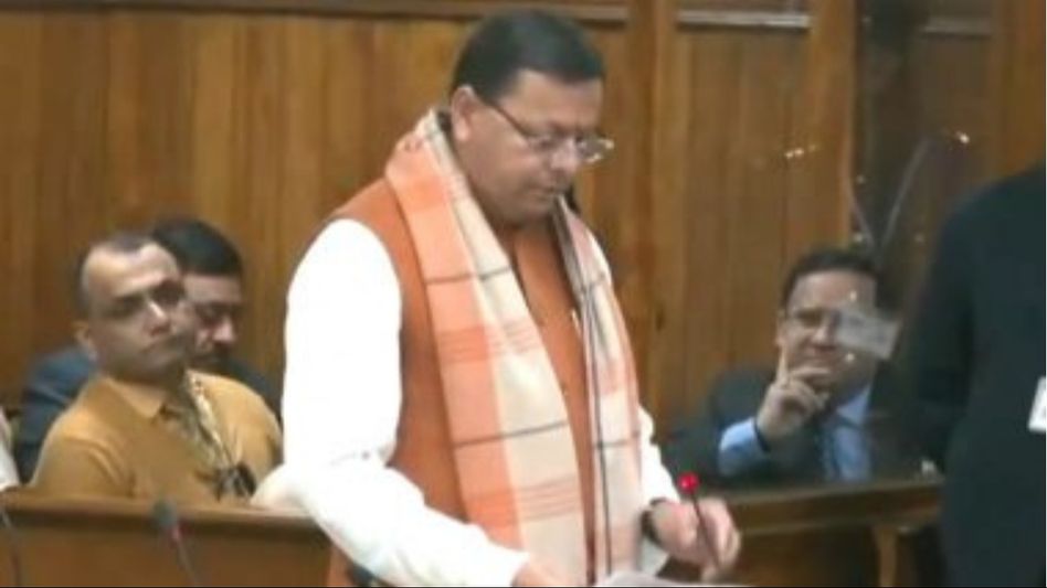 Uttarakhand CM Pushkar Singh Dhami tables UCC bill in state assembly Uttarakhand CM Pushkar Singh Dhami tables UCC bill in state assembly