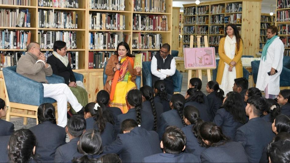 Union Minister Meenakashi Lekhi releases book on Manipur's folklore in Delhi Union Minister Meenakashi Lekhi releases book on Manipur's folklore in Delhi
