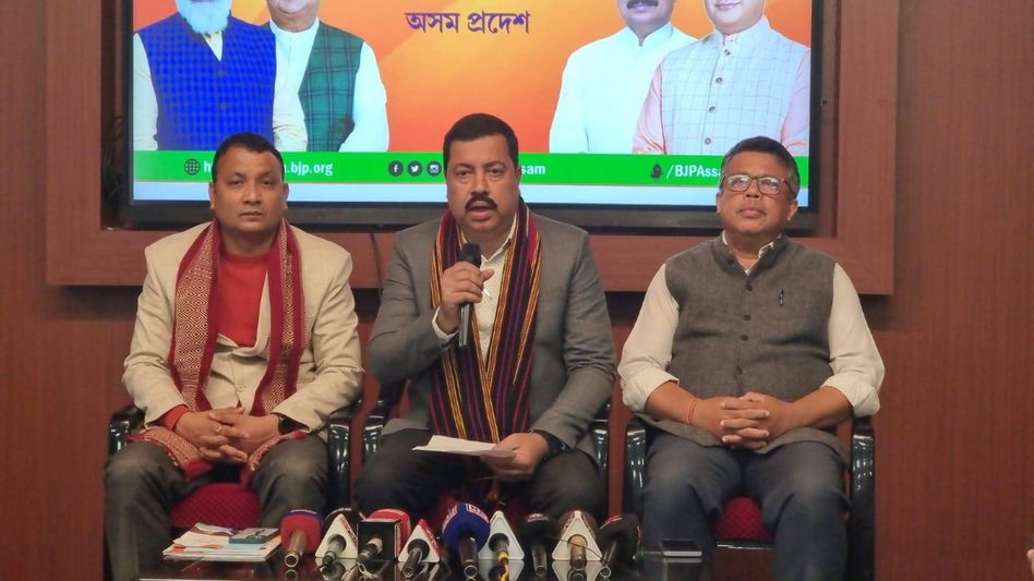 Assam: Blatant lies are Congress party's only weapon, says BJP  Assam: Blatant lies are Congress party's only weapon, says BJP