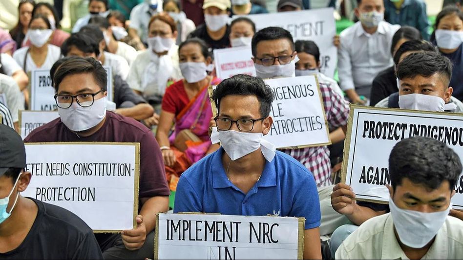 Manipur: Meitei Leepun demands implementation of NRC, removal of illegal immigrants from ST list Manipur: Meitei Leepun demands implementation of NRC, removal of illegal immigrants from ST list
