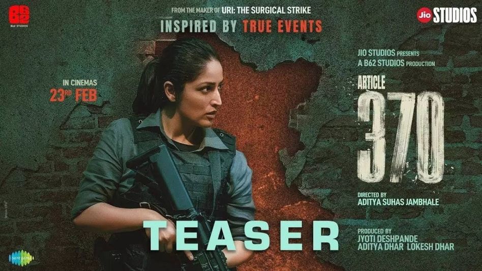 Yami Gautam stars as steely NIA officer in Article 370, trailer released Yami Gautam stars as steely NIA officer in Article 370, trailer released