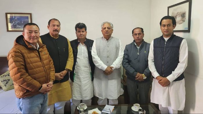 Sikkim Congress gears up for elections, President Gopal Chettri meets AICC screening committee