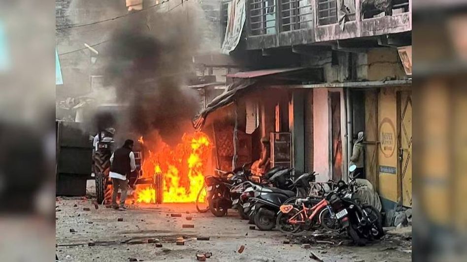 Nainital district administration deploys police force following violence in Haldwani's Banbhoolpura area Nainital district administration deploys police force following violence in Haldwani's Banbhoolpura area