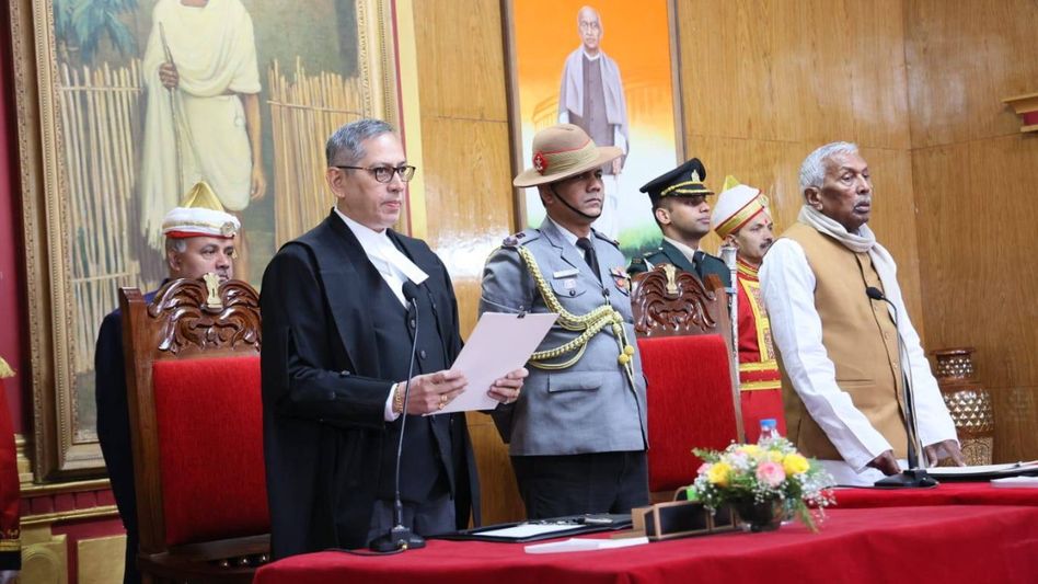 Justice S Vaidyanathan sworn-in as Meghalaya High Court Chief Justice Justice S Vaidyanathan sworn-in as Meghalaya High Court Chief Justice