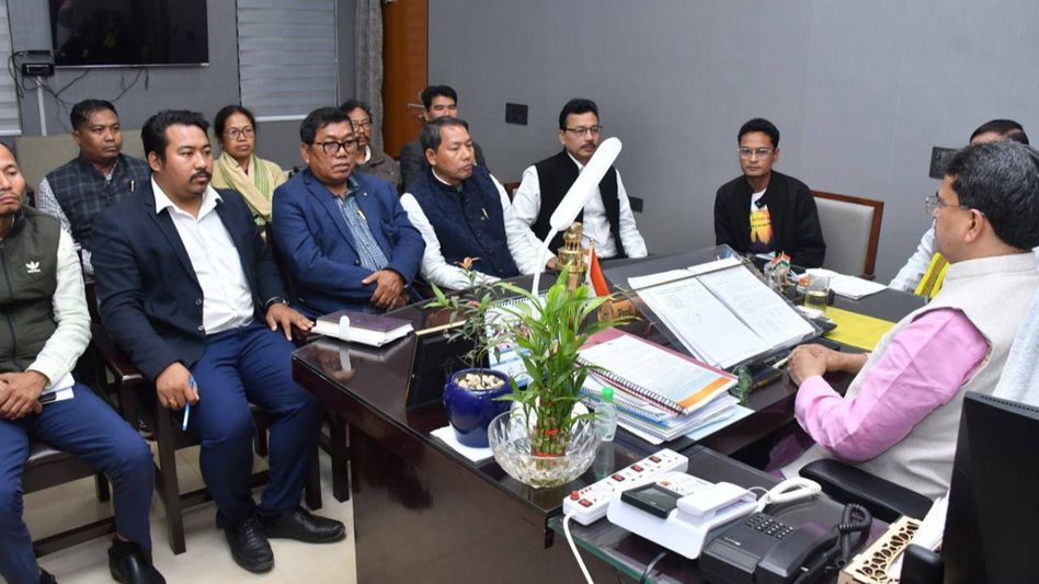 Tripura Kokborok script row: BJP-IPFT leaders urge students' body to end strike, appeal for dialogue Tripura Kokborok script row: BJP-IPFT leaders urge students' body to end strike, appeal for dialogue