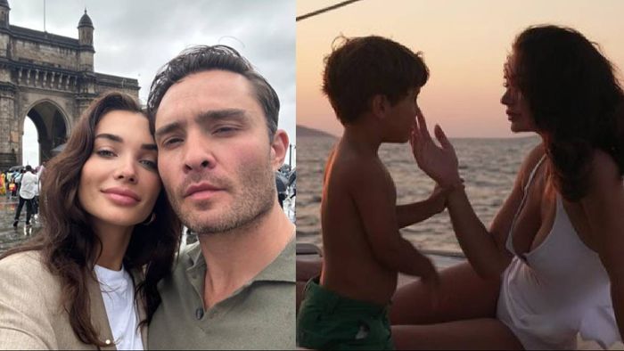 Amy Jackson announces engagement to Ed Westwick, son Andreas reacts positively to the news