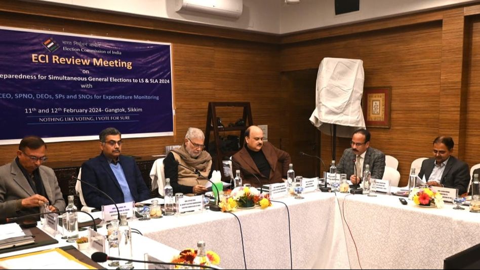 Sikkim: Election Commission delegation evaluates state's preparedness for 2024 polls Sikkim: Election Commission delegation evaluates state's preparedness for 2024 polls