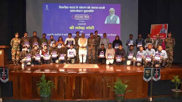 Nagaland: Union Minister hands over appointment letters to 26 candidates at Rozgar Mela