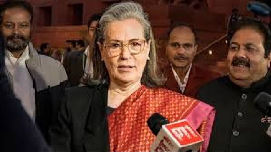 Sonia Gandhi files Rajya Sabha nomination  Sonia Gandhi files Rajya Sabha nomination