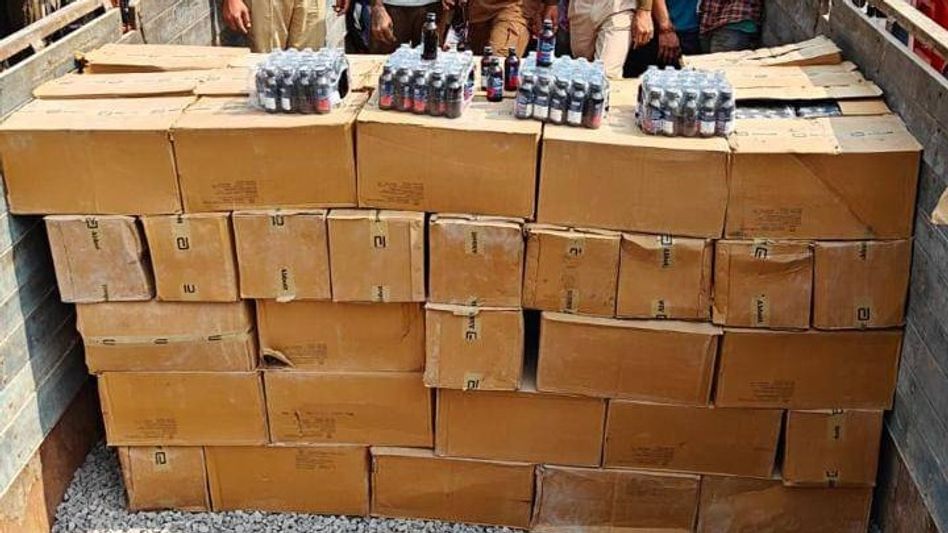 Assam: Major drug bust in Karimganj, phensedyle bottles seized Assam: Major drug bust in Karimganj, phensedyle bottles seized