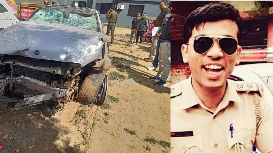 Meghalaya police officer Amit Sinha dies in car accident in Gurgaon Meghalaya police officer Amit Sinha dies in car accident in Gurgaon