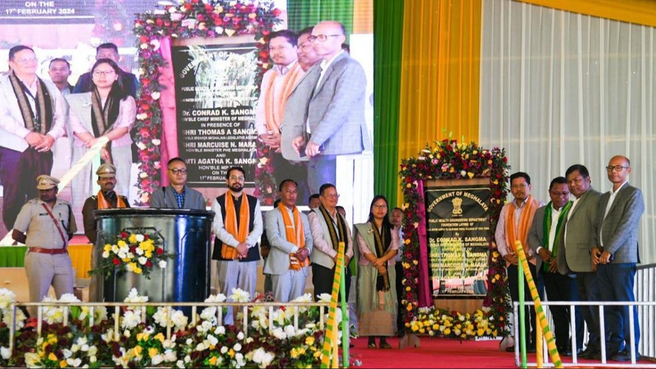Meghalaya CM Conrad Sangma launches NESIDS-funded water supply project in Tura Meghalaya CM Conrad Sangma launches NESIDS-funded water supply project in Tura