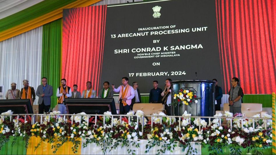 CM Conrad Sangma inaugurates 13 arecanut processing units under Meghalaya NEXT CM Conrad Sangma inaugurates 13 arecanut processing units under Meghalaya NEXT