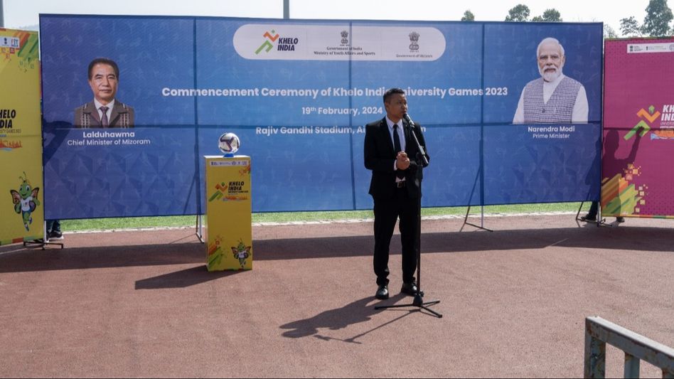 Mizoram hosts Khelo India University Games for the first time Mizoram hosts Khelo India University Games for the first time