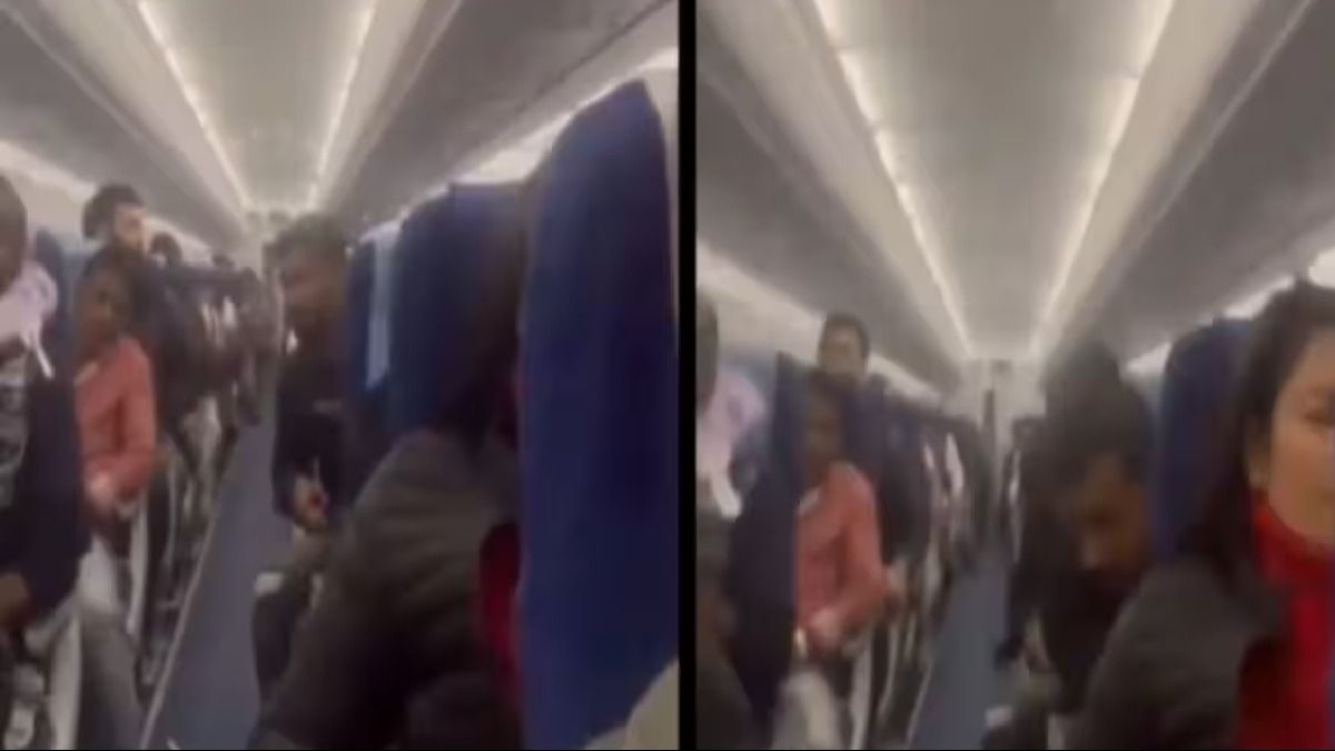 Turbulence on IndiGo's Delhi-Srinagar flight, passengers face frightening experience Turbulence on IndiGo's Delhi-Srinagar flight, passengers face frightening experience