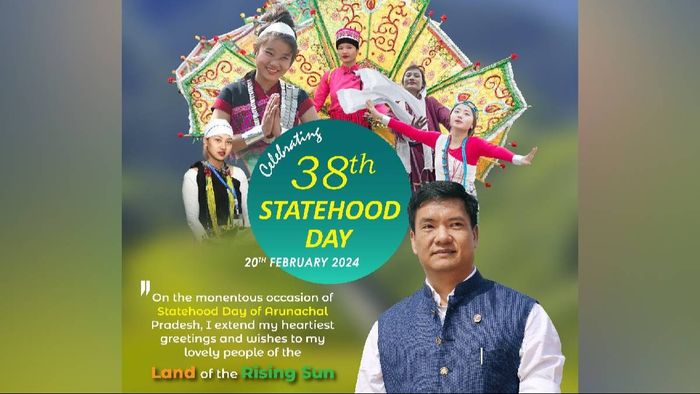 Arunachal marks 38th Statehood Day, CM Pema Khandu vows continued progress