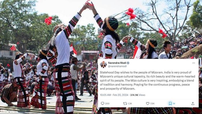 PM Modi greets Mizoram on Statehood Day, says 'Mizo culture is inspriring'