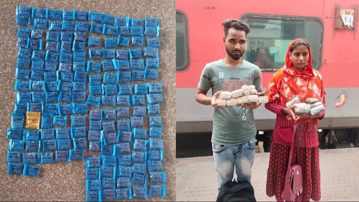 Government Railway Police, YABA tablets, seizure, Guwahati, Assam, Train, Hakim Mandal, Eyaran Bibi, investigation