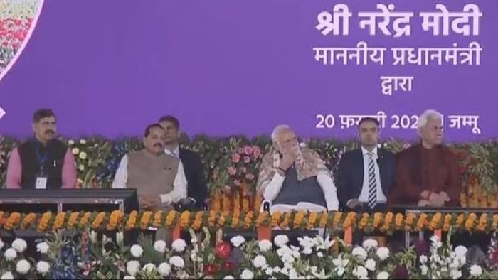 PM Modi launches development projects in Jammu worth Rs 32,000 crore, says ‘Article 370 was main hurdle’